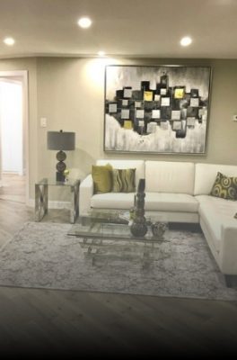 Image depicts the inside of a condo from a interior painting project in Toronto.