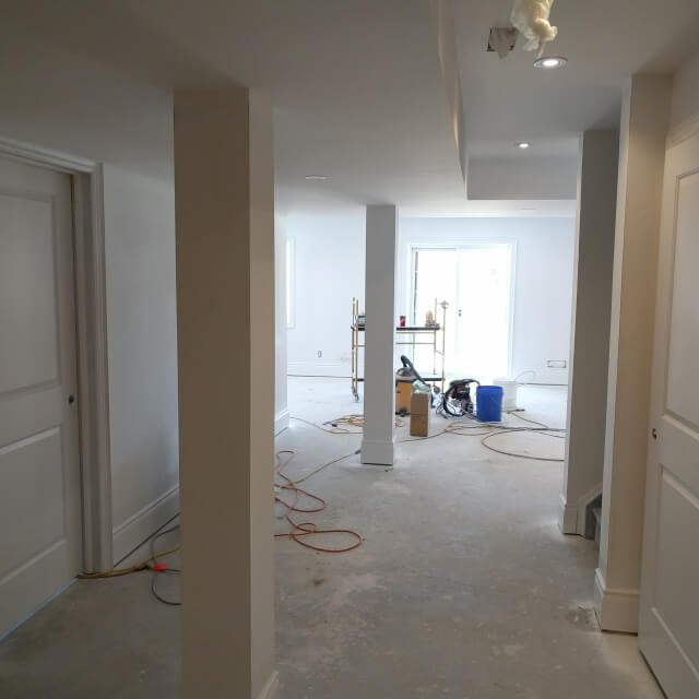 interior painting project in Mississauga